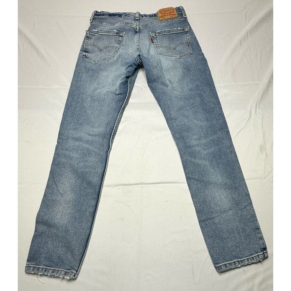 Levis 511 Men's Slim Fit Straight Leg Light Wash Blue Denim Jeans - Size 30x29 - Picture 2 of 7